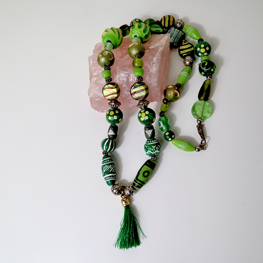 Lampwork Halskette
