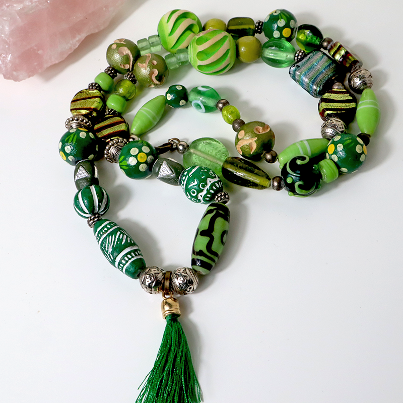 Lampwork Halskette