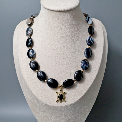 Achat Halskette