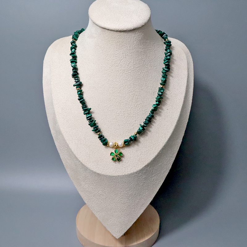 Malachit Halskette