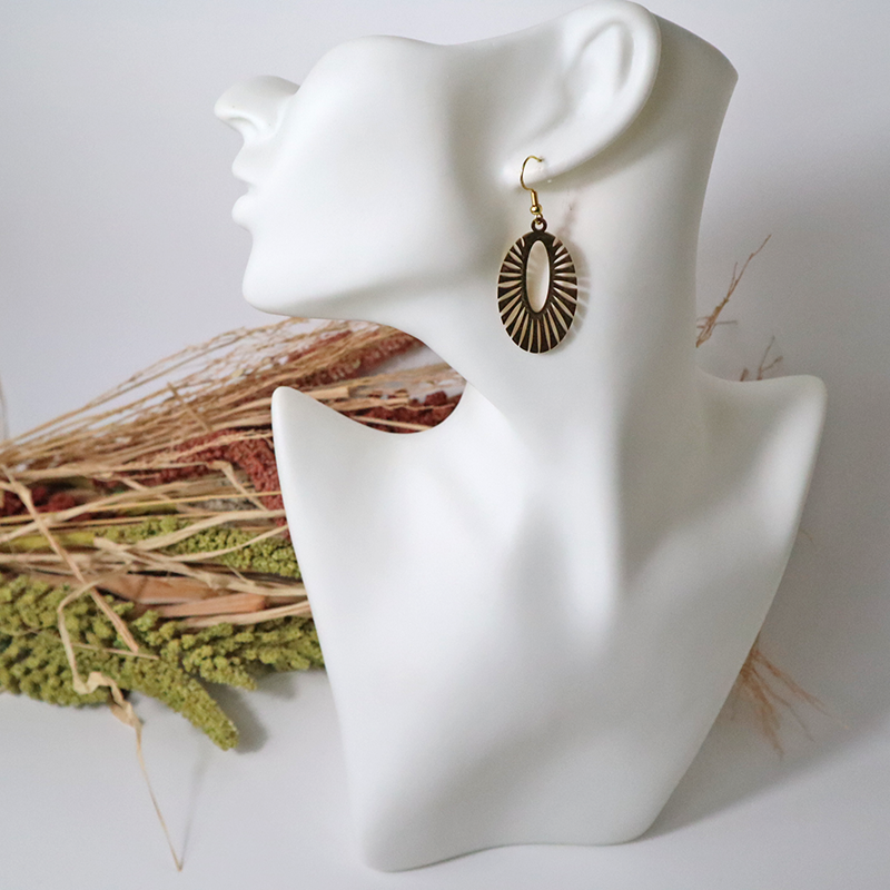 Goldene Edelstahl Ohrringe