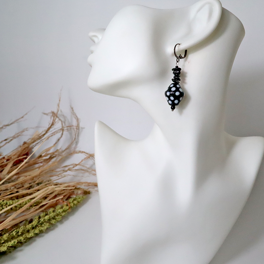 Obsidian Ohrringe