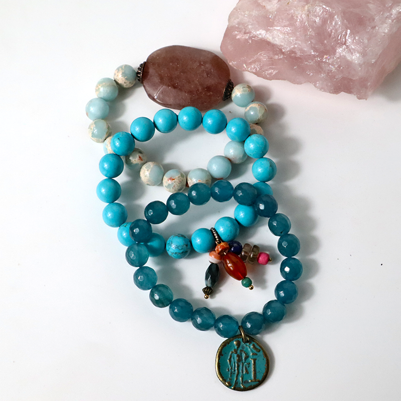 Türkisblau Armband-Set