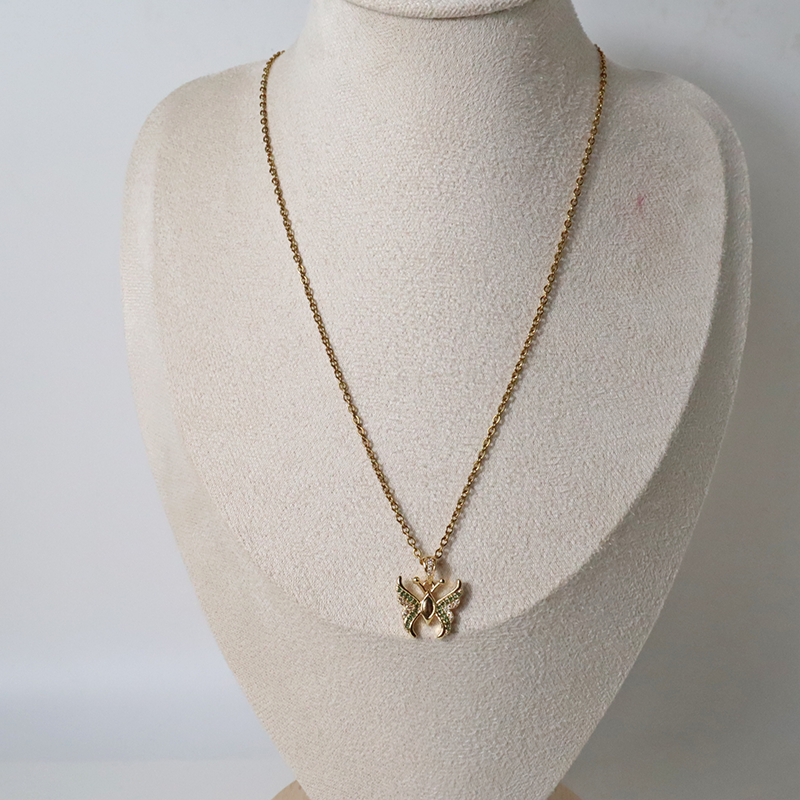 Schmetterling Anhänger Halskette