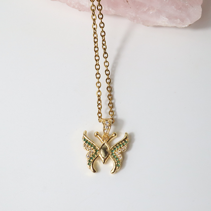Schmetterling Anhänger Halskette