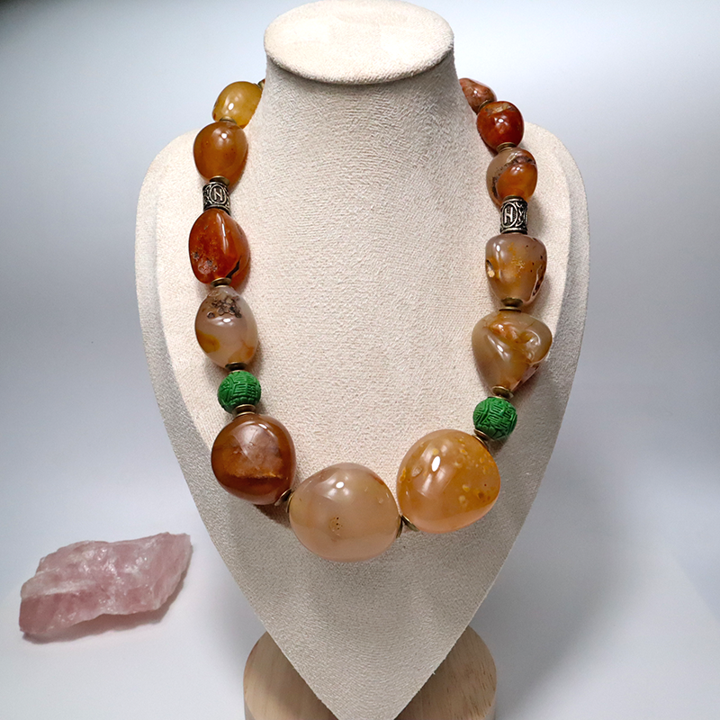 Karneol Halskette, Armband