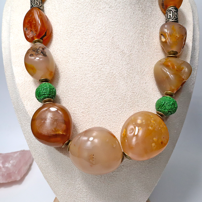 Karneol Halskette, Armband