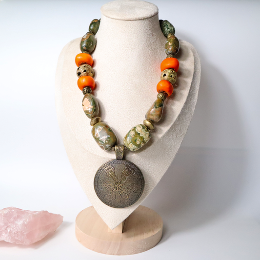 Rhyolith Halskette