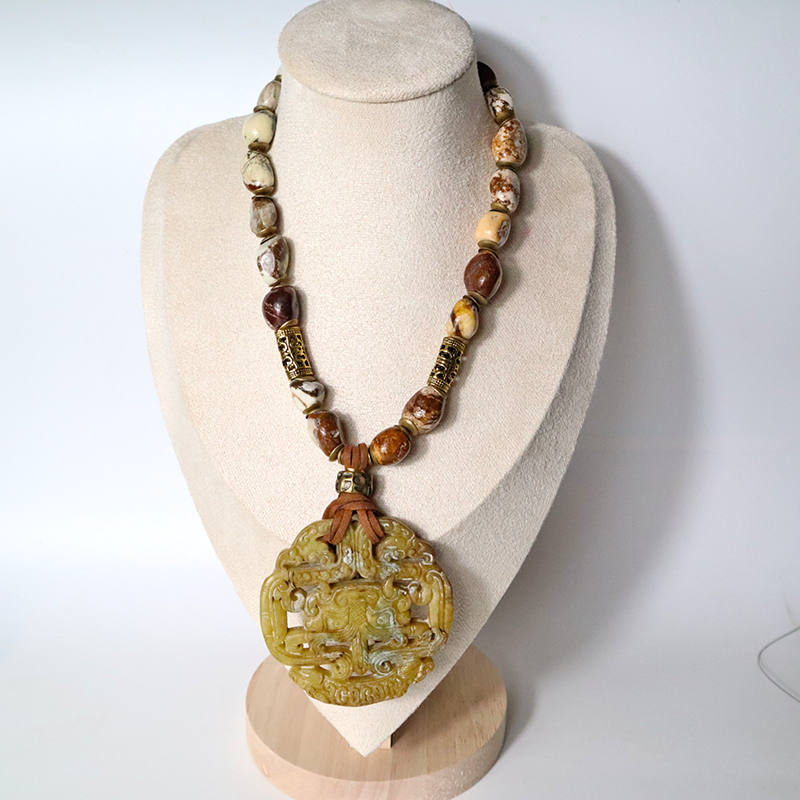 Cappuccino Jaspiskette