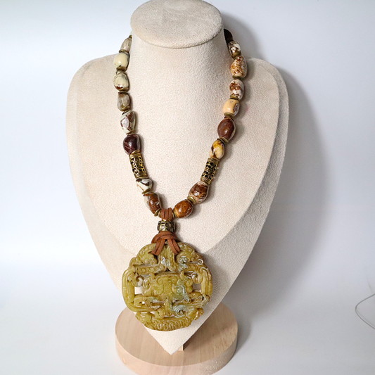 Cappuccino Jaspiskette