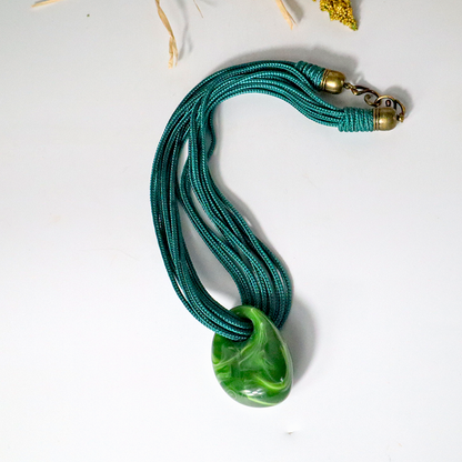 Kordelkette / grün