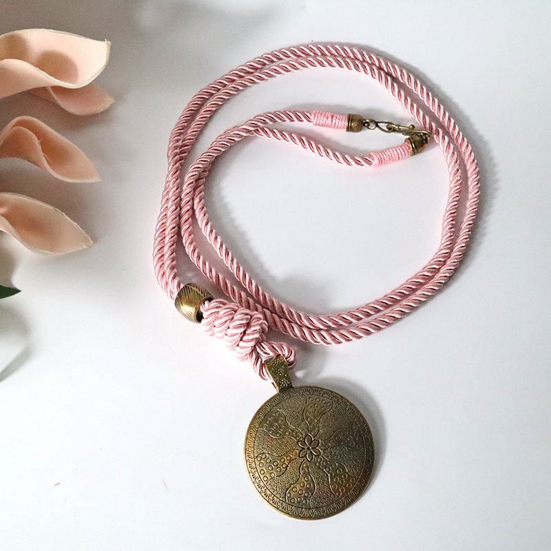 Kordelkette / rosa