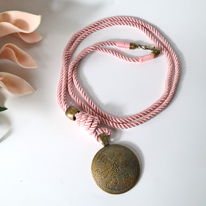 Kordelkette / rosa