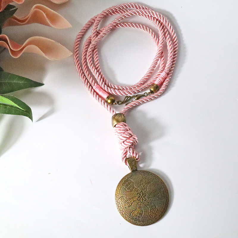 Kordelkette / rosa
