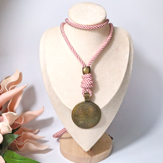 Kordelkette / rosa
