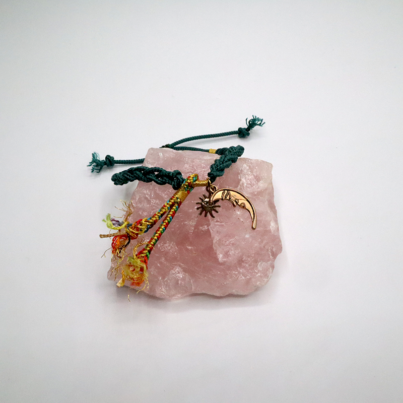 Kordelarmband / grün