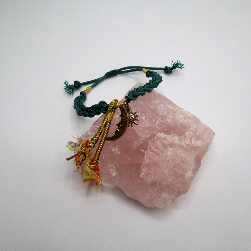 Kordelarmband / grün