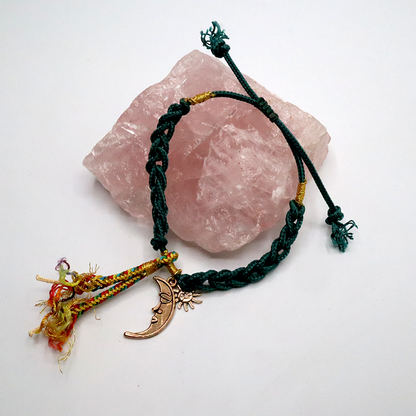 Kordelarmband / grün
