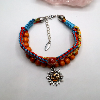 Dreifaches Kordelarmband