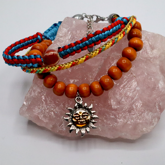 Dreifaches Kordelarmband