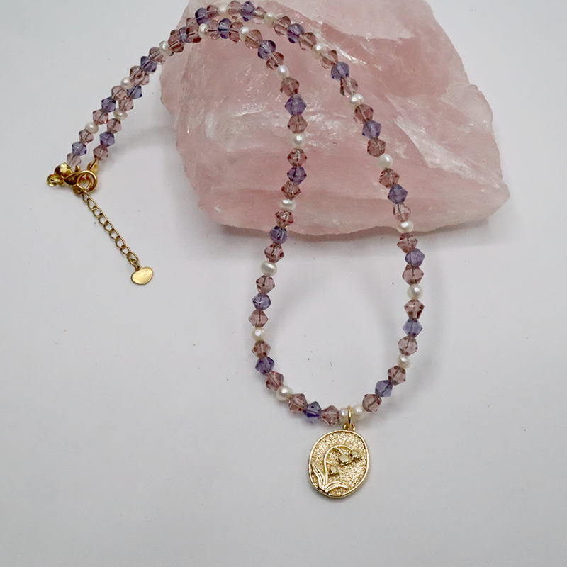 Amethyst Halskette