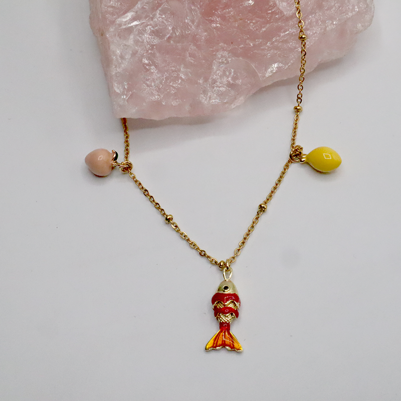 Sommerkette mit Früchte- & Fisch Anhängern