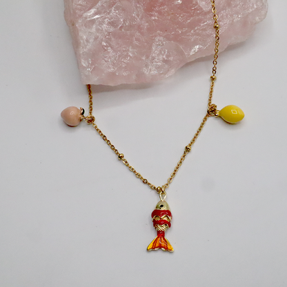 Sommerkette mit Früchte- & Fisch Anhängern