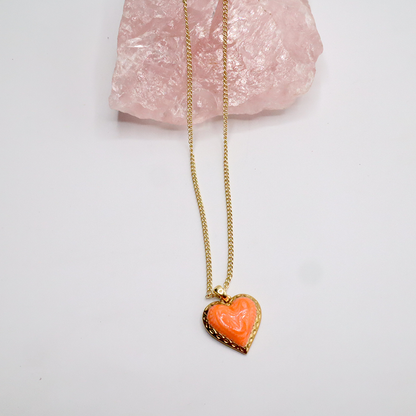 Gold-Herzkette