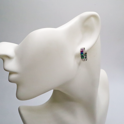 Micro Pavé Zirkonia Huggies