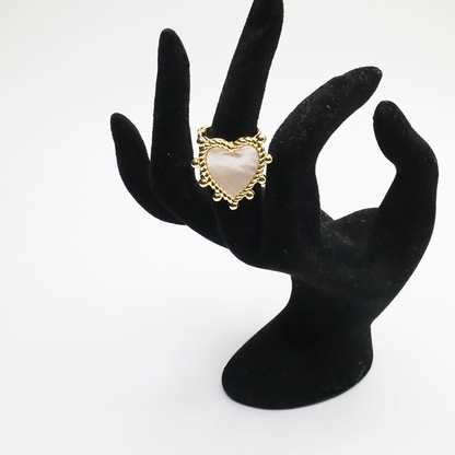 Perlmutt Ring