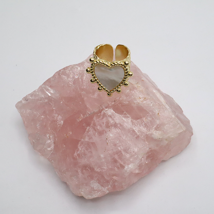 Perlmutt Ring