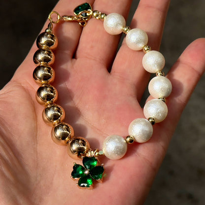 Perlen & Hämatit Schmuckset
