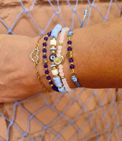 Kobaltblau Armband-Set