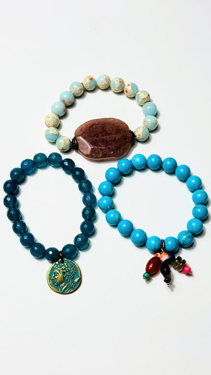 Türkisblau Armband