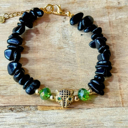Leopard- Armband