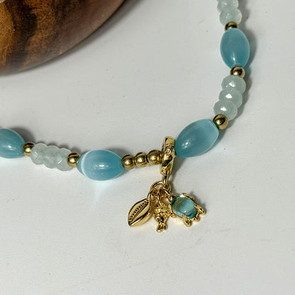 Opal & Aquamarin Schmuckset