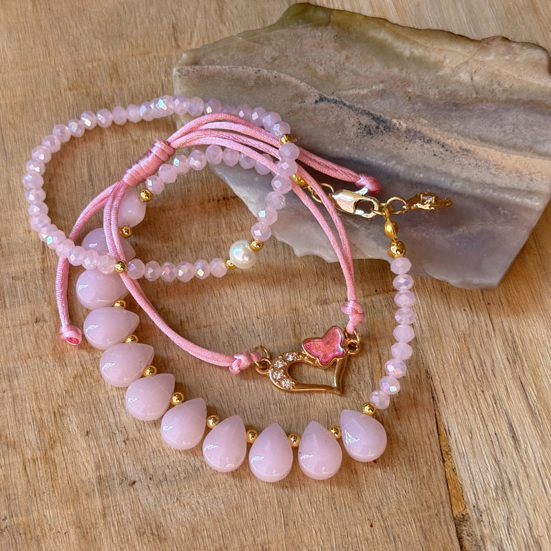 Pinkopal Armband-Set
