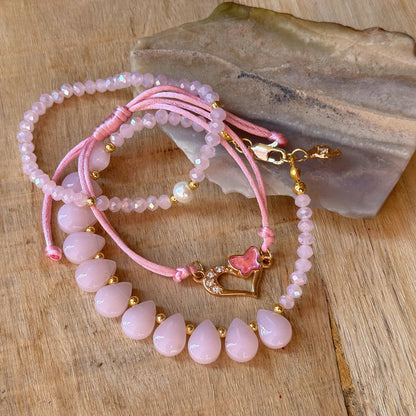 Pinkopal Armband-Set