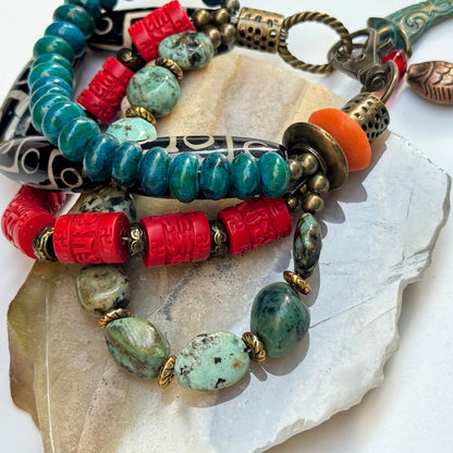 Türkis-Chrysokoll Armband
