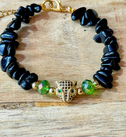 Leopard- Armband