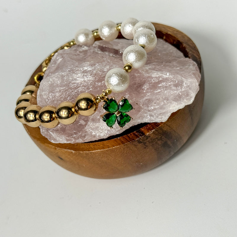Perlen & Hämatit Schmuckset