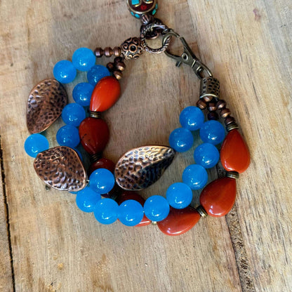 Topas - Jaspis Armband