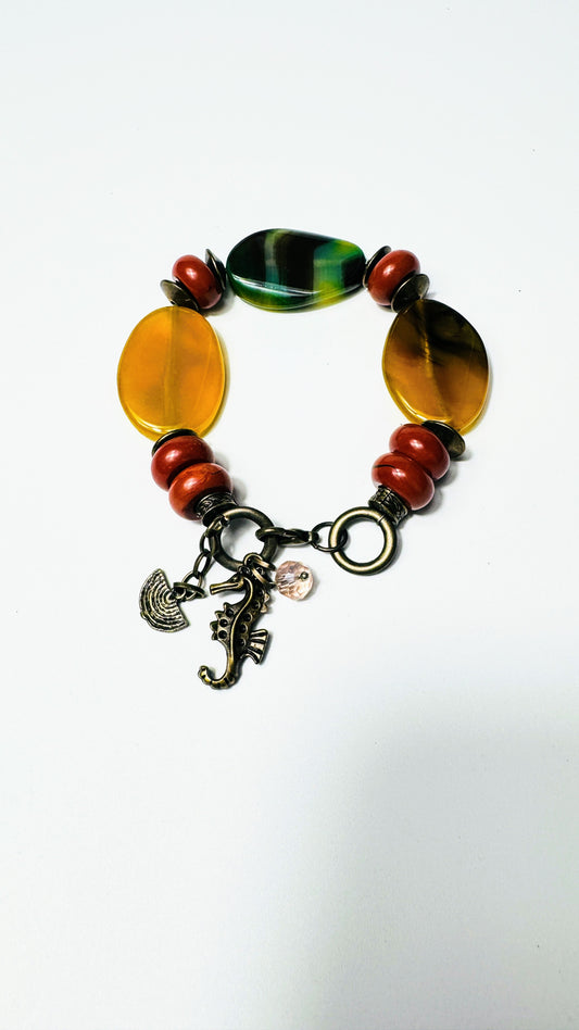 Madagaskar Achat Armband