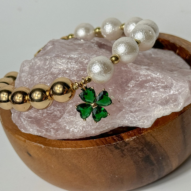 Perlen & Hämatit Schmuckset