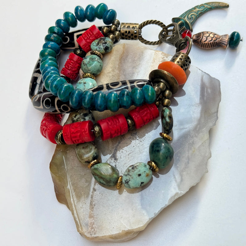 Türkis-Chrysokoll Armband