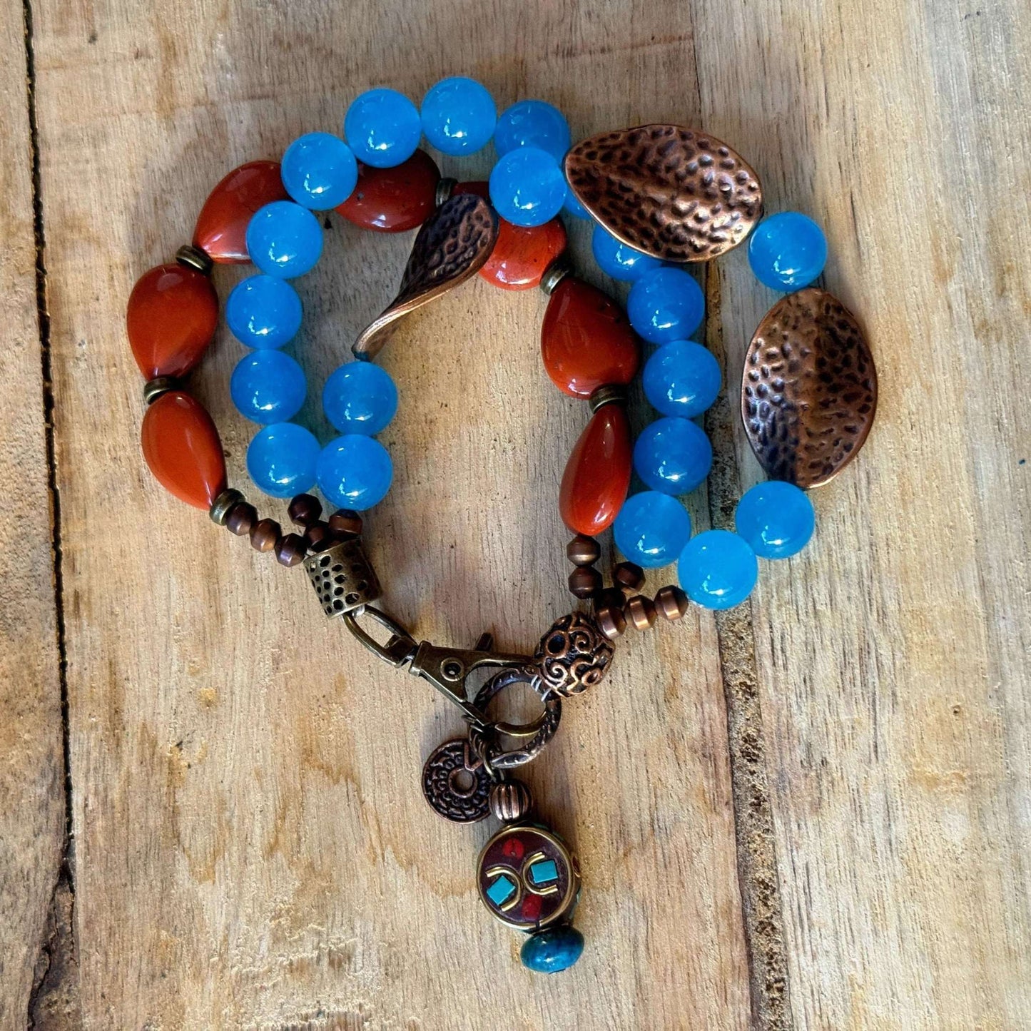 Topas - Jaspis Armband