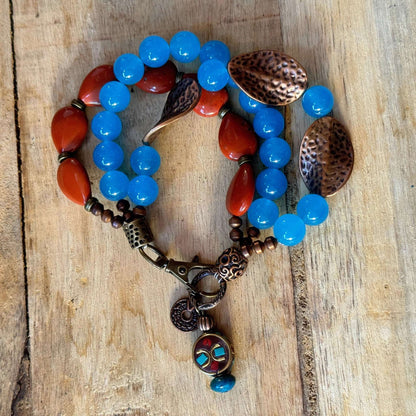 Topas - Jaspis Armband