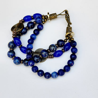 Lapislazuli - Opal Armband