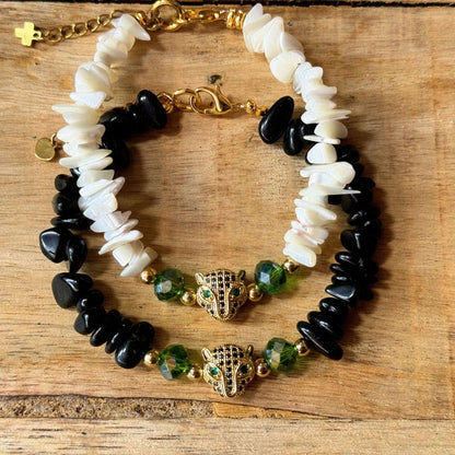 Leopard- Armband