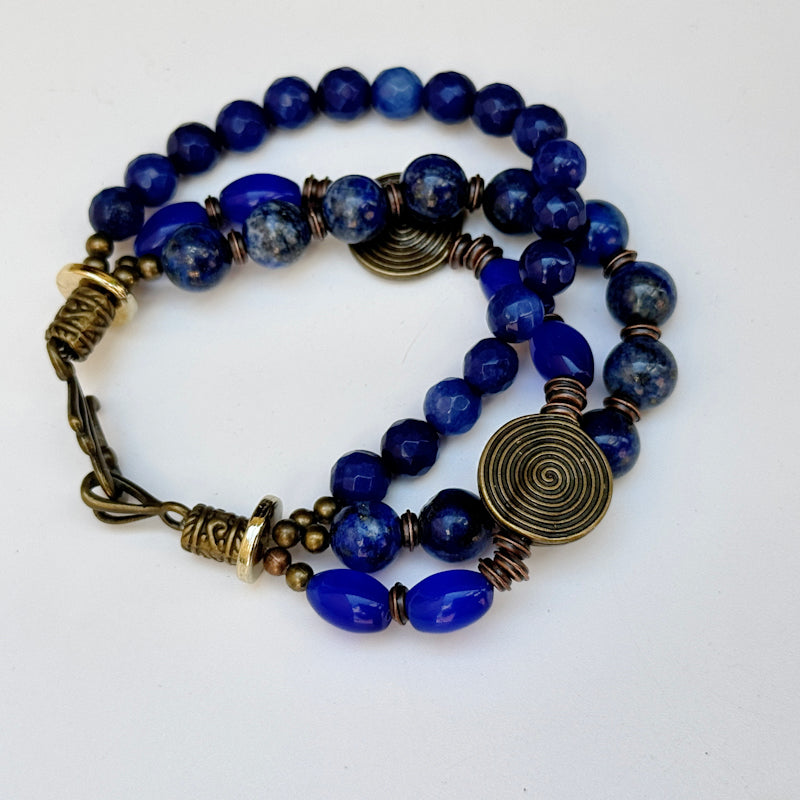 Lapislazuli - Opal Armband